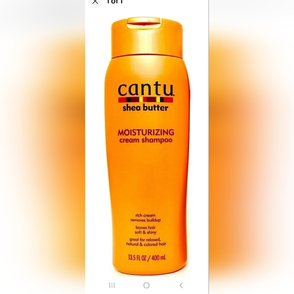 Cantu Shea Butter Moisturizing Cream Shampoo HAIR CARE (13.5 fl oz)